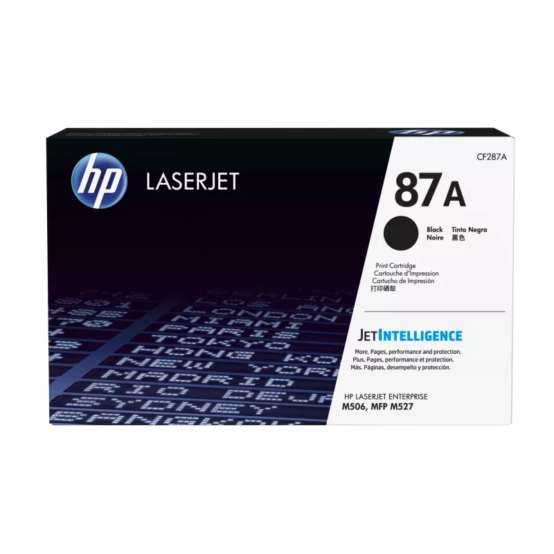 Toneras HP 87A juodas originalus LaserJet 8550 puslapių juodas