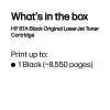 Toneras HP 87A juodas originalus LaserJet 8550 puslapių juodas