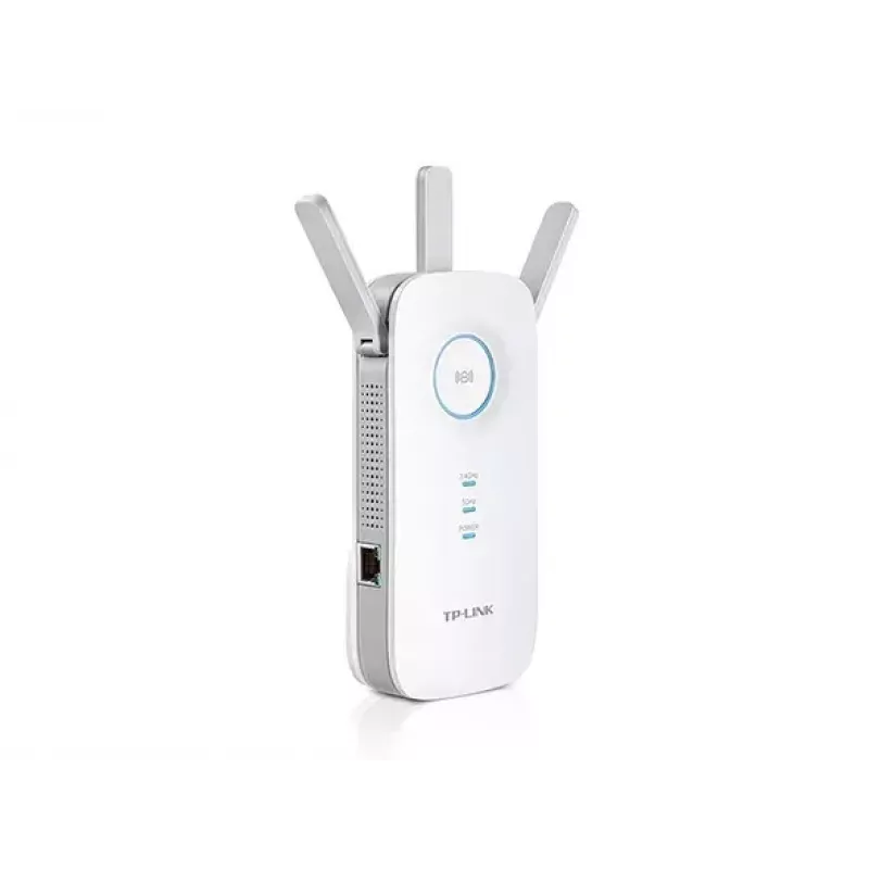 TP-LINK Extender RE450 802.11ac, 2,4 GHz / 5 GHz, 450+1300 Mbit/s, 10/100/1000 Mbit/s, Ethernet LAN (RJ-45) 1 prievadas, antenos tipas: 3 išorinės
