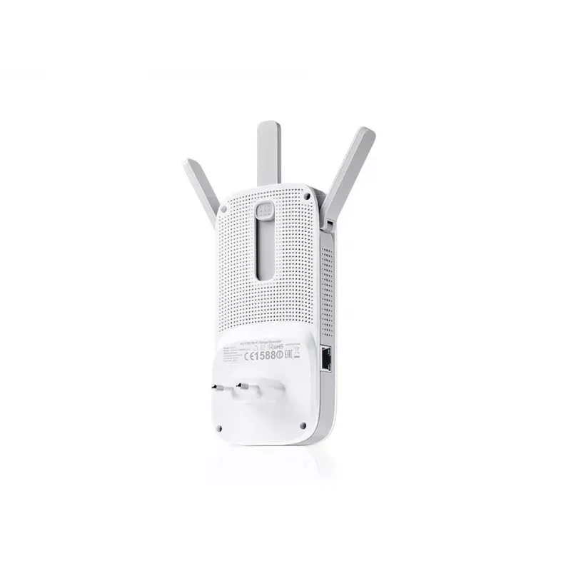 TP-LINK Extender RE450 802.11ac, 2,4 GHz / 5 GHz, 450+1300 Mbit/s, 10/100/1000 Mbit/s, Ethernet LAN (RJ-45) 1 prievadas, antenos tipas: 3 išorinės