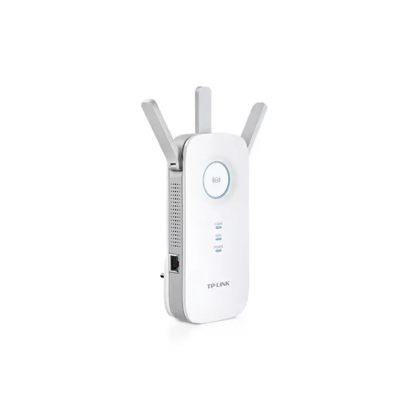 TP-LINK Extender RE450 802.11ac, 2,4 GHz / 5 GHz, 450+1300 Mbit/s, 10/100/1000 Mbit/s, Ethernet LAN (RJ-45) 1 prievadas, antenos tipas: 3 išorinės