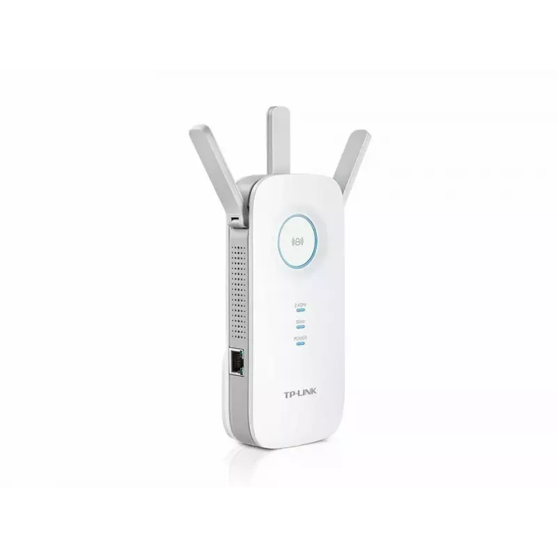 TP-LINK Extender RE450 802.11ac, 2,4 GHz / 5 GHz, 450+1300 Mbit/s, 10/100/1000 Mbit/s, Ethernet LAN (RJ-45) 1 prievadas, antenos tipas: 3 išorinės