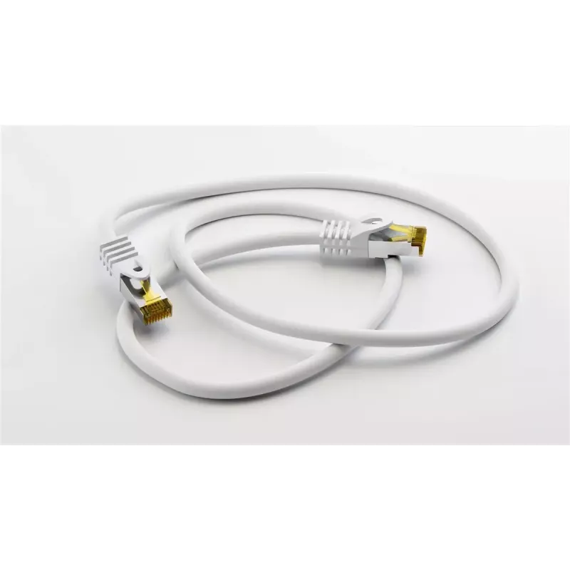 Tinklo kabelis Goobay RJ45 jungiamasis laidas CAT 6A S/FTP 3 m baltas
