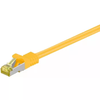Tinklo kabelis Goobay RJ45 jungiamasis kabelis CAT 6A S/FTP 2 m Geltona