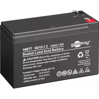Baterija Sandari Švino Rūgšties Goobay GO12-7.2 7200 mAh 12 V