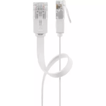 Goobay 95155 tinklo kabelis Cat6 U/UTP (UTP) baltas, 7 m, RJ-45 su paauksuotais kontaktais