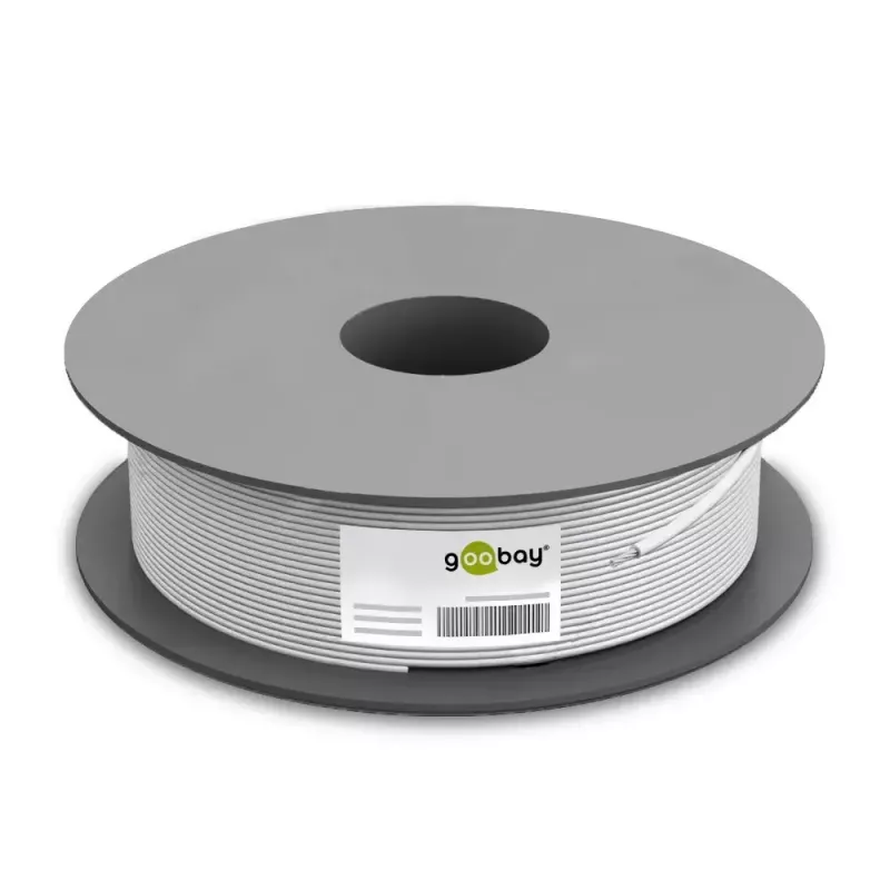 Tinklo kabelis Goobay 96094 pilkas 100 m Cat6a S/FTP