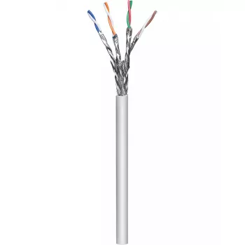 Tinklo kabelis Goobay 96094 pilkas 100 m Cat6a S/FTP