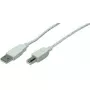 USB laidas LogiLink 5m USB 2.0 USB A Mini-USB B Pilkas