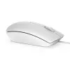 DELL laidinis pelė – MS116 – balta, abiem rankoms tinkama, optinė, USB Type-A, 1000 DPI, balta