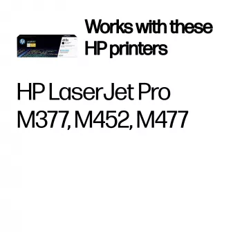 HP 410X didelės išeigos juodas originalus LaserJet kasečių toneris