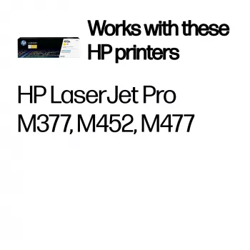 Tonero kasetė HP CF412A M452DN 2300 puslapių geltona