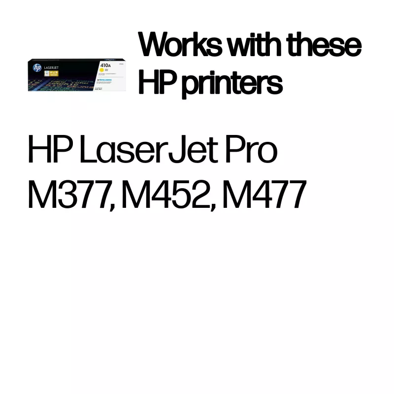 Tonero kasetė HP CF412A M452DN 2300 puslapių geltona
