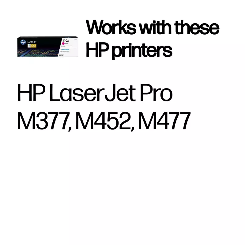 Kasetė su toneriu HP Magenta 410A CF413A 2300 puslapių