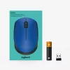 Logitech M174 pelė RF belaidė optinė 1000 DPI, mėlyna