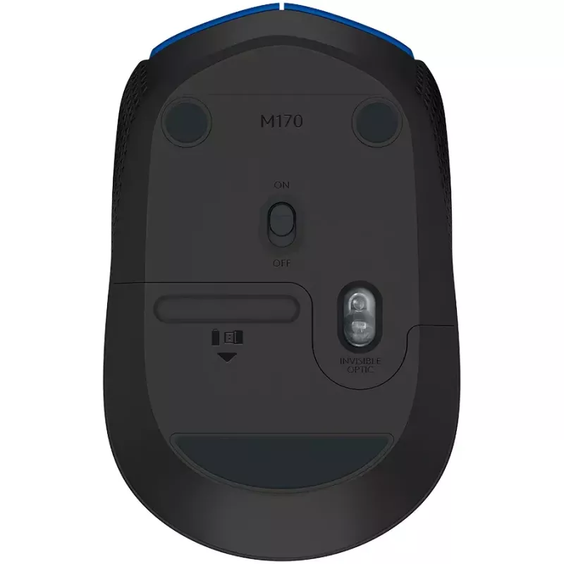 Logitech M174 pelė RF belaidė optinė 1000 DPI, mėlyna