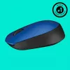 Logitech M174 pelė RF belaidė optinė 1000 DPI, mėlyna