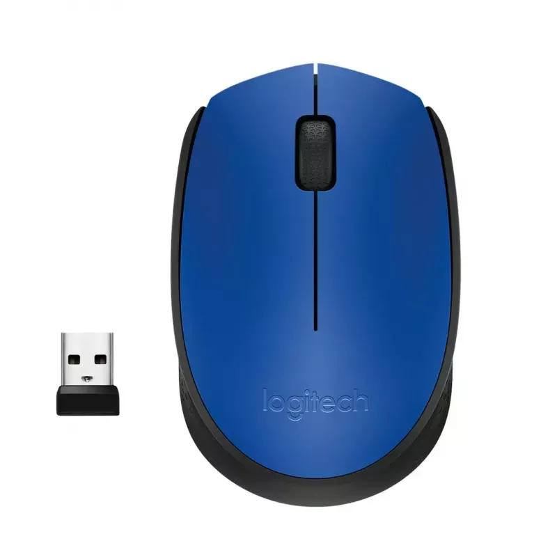 Logitech M174 pelė RF belaidė optinė 1000 DPI, mėlyna