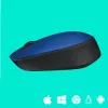Logitech M174 pelė RF belaidė optinė 1000 DPI, mėlyna