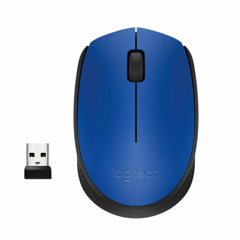 Logitech M174 pelė RF belaidė optinė 1000 DPI, mėlyna