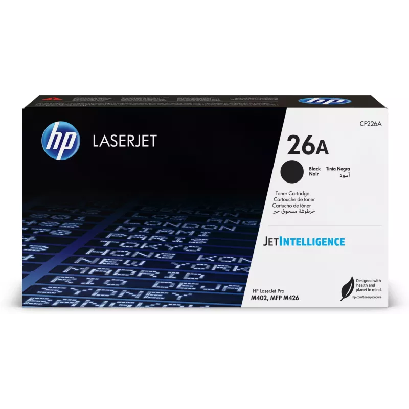 HP 26A Original LaserJet juodas kasetė, 3100 puslapių, juoda, 1 vnt.