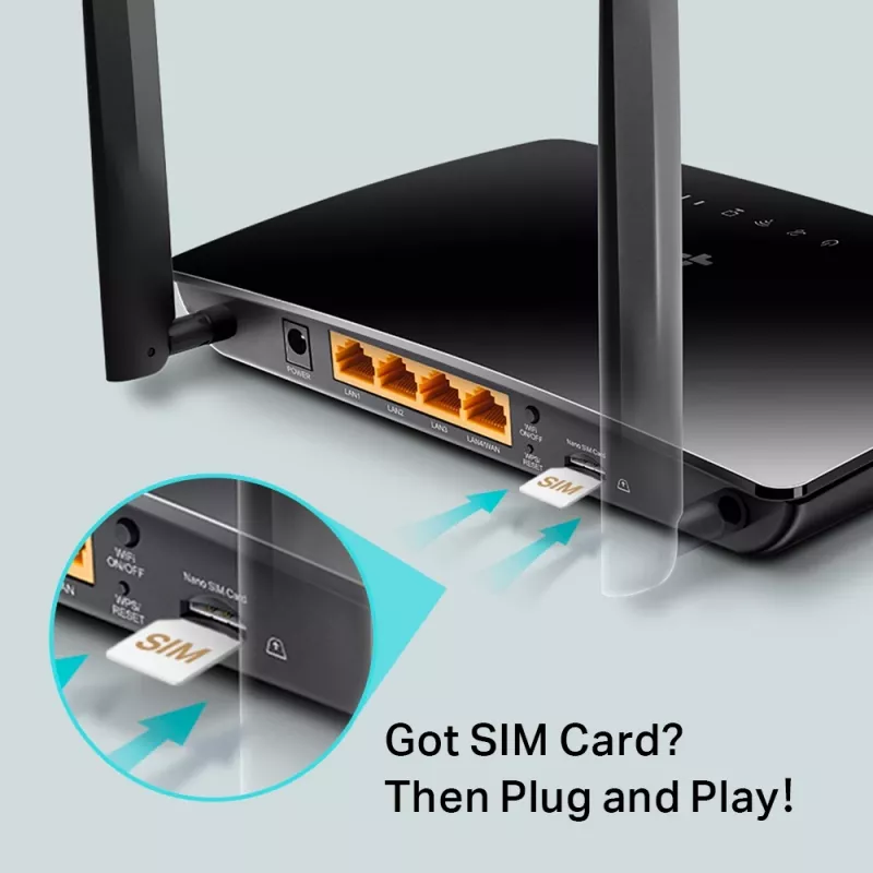 TP-Link 300 Mbps Wireless N 4G LTE maršrutizatorius