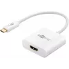 USB grafikos adapteris GOOBAY 66259 — USB 3.2 Gen 1 Type-C įvestis, baltas, 0,2 m laidas
