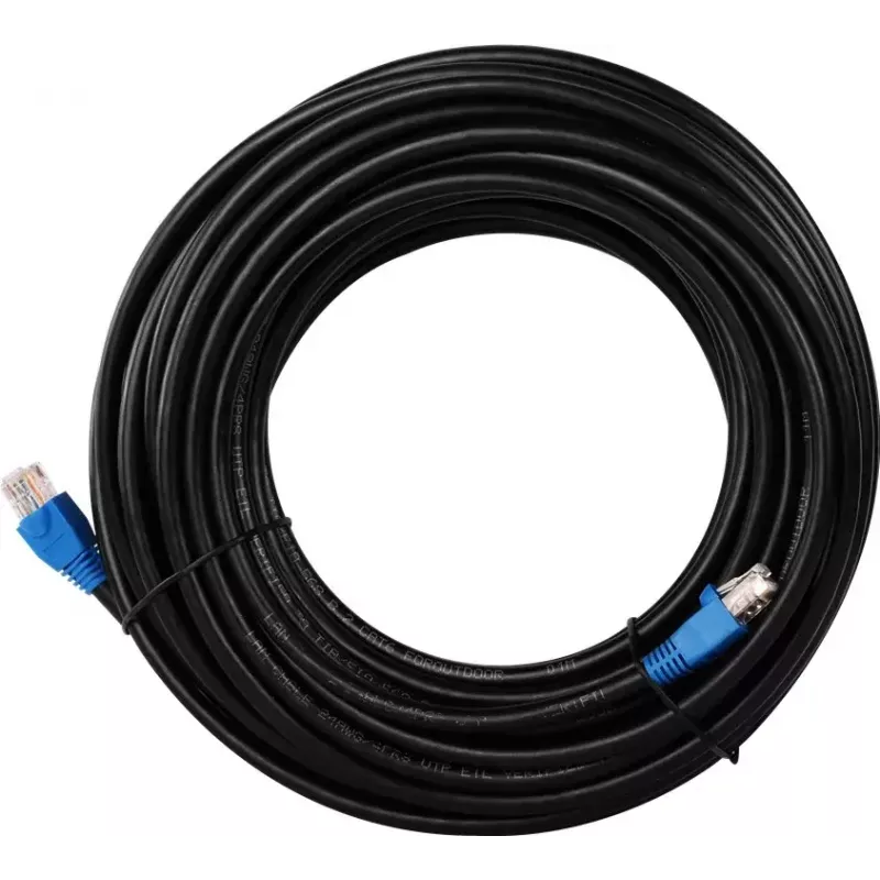 Tinklo kabelis Goobay 94392 RJ-45 Cat6 20 m Juodas