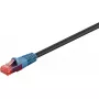 Tinklo kabelis Goobay 94392 RJ-45 Cat6 20 m Juodas