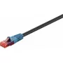 Tinklo kabelis GOOBAY Cat6 U/UTP juodas 60 m su RJ-45 auksuotais kontaktais