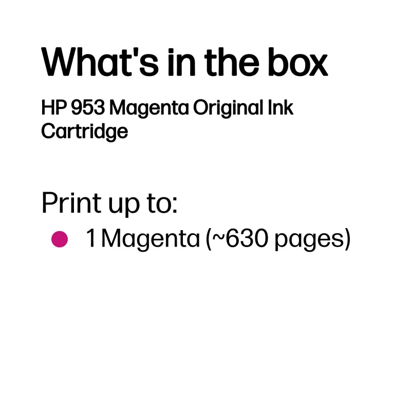 Kasetė HP Tinte 953 F6U13AE Magenta