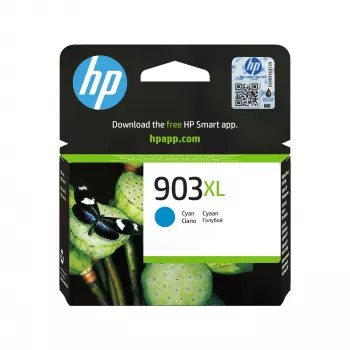 HP 903XL didelės išeigos žalsvai mėlyna originali rašalo kasetė, žalsvai mėlyna, 1 vnt., 750 puslapių