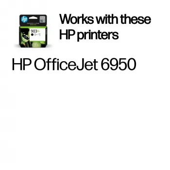 HP 903XL didelės išeigos juodi originalūs rašalo kasetė