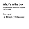 HP 903XL didelės išeigos juodi originalūs rašalo kasetė