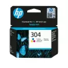 HP 304 trijų spalvų originali rašalo kasetė, Žydra, Purpurinė, Geltona, 1 vnt., 100 puslapių
