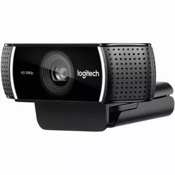 Logitech C922 1920 x 1080 pikselių USB juoda internetinė kamera