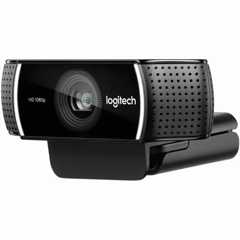 Logitech C922 1920 x 1080 pikselių USB juoda internetinė kamera