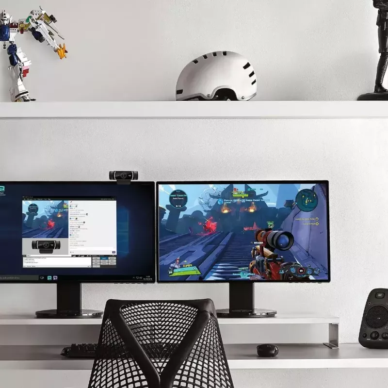 Logitech C922 1920 x 1080 pikselių USB juoda internetinė kamera