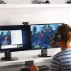 Logitech C922 1920 x 1080 pikselių USB juoda internetinė kamera