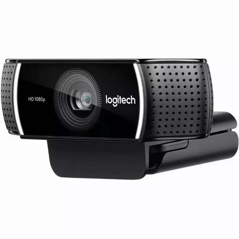 Logitech C922 1920 x 1080 pikselių USB juoda internetinė kamera
