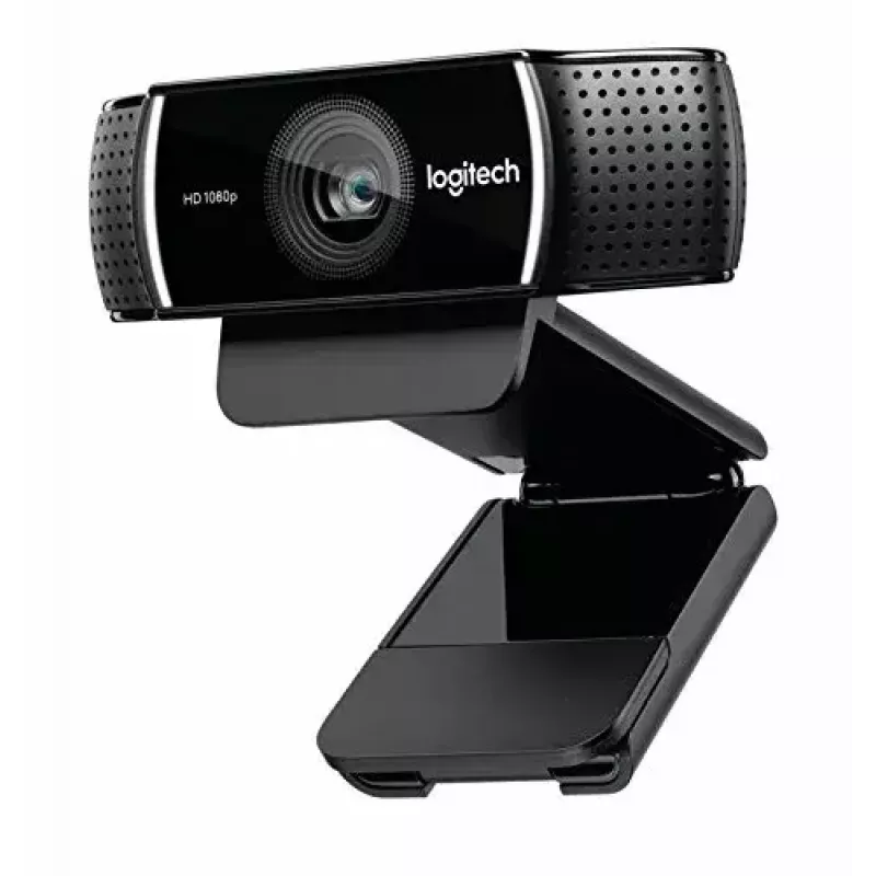 Logitech C922 1920 x 1080 pikselių USB juoda internetinė kamera