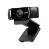 Logitech C922 1920 x 1080 pikselių USB juoda internetinė kamera