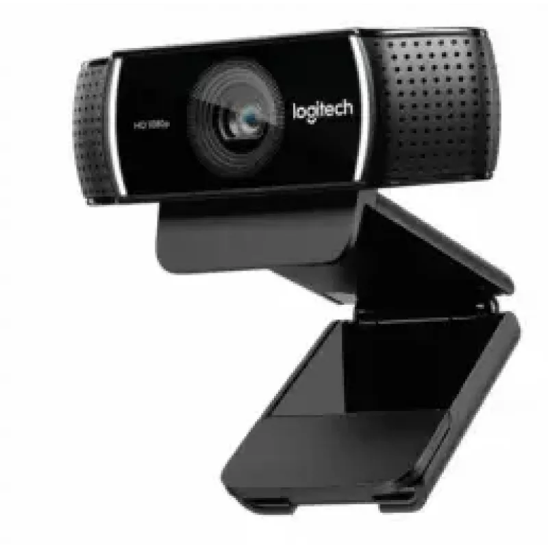 Logitech C922 1920 x 1080 pikselių USB juoda internetinė kamera