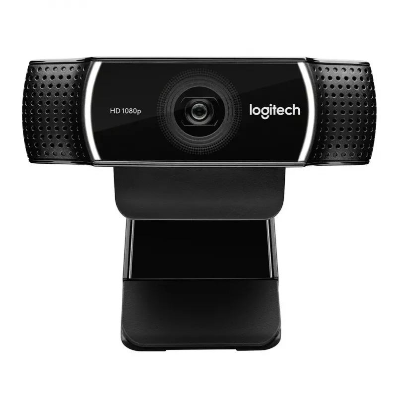 Logitech C922 1920 x 1080 pikselių USB juoda internetinė kamera