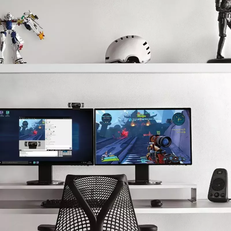 Logitech C922 1920 x 1080 pikselių USB juoda internetinė kamera