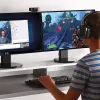Logitech C922 1920 x 1080 pikselių USB juoda internetinė kamera