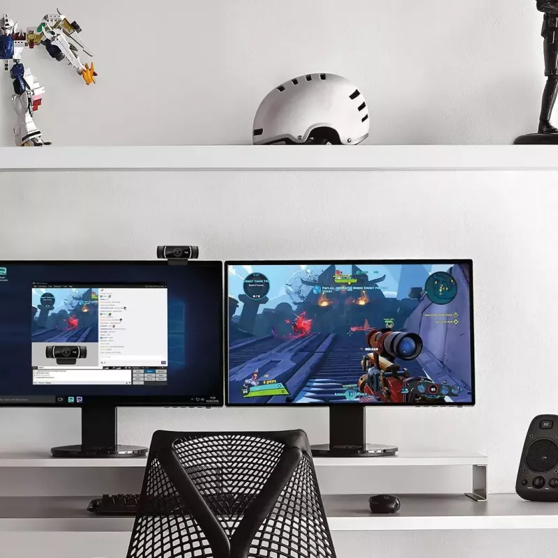 Logitech C922 1920 x 1080 pikselių USB juoda internetinė kamera