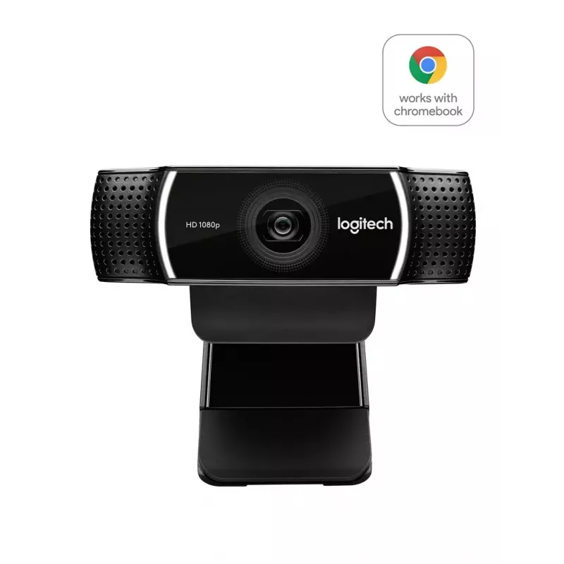 Logitech C922 1920 x 1080 pikselių USB juoda internetinė kamera