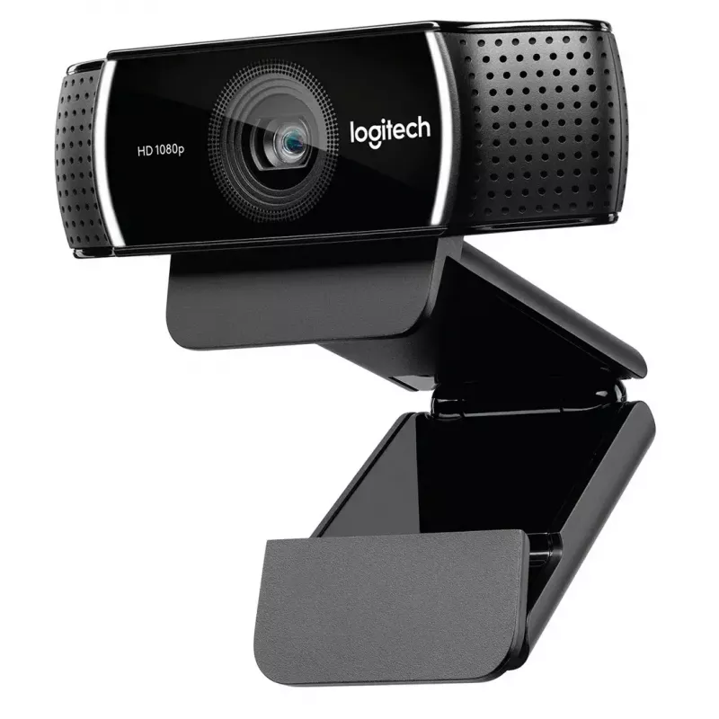 Logitech C922 1920 x 1080 pikselių USB juoda internetinė kamera