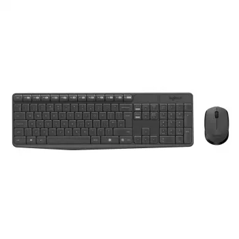 Belaidis klaviatūros ir pelės rinkinys Logitech MK235
